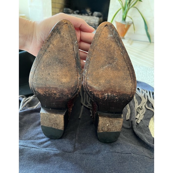 Sartore Alligator and Suede Cowboy Boots - 7.5 - Picture 13 of 15